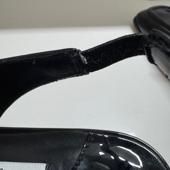 JIMMY CHOO - (New) Diamond Tilda Black Patent Slingback Loafers - NEW - Picture 16 of 16